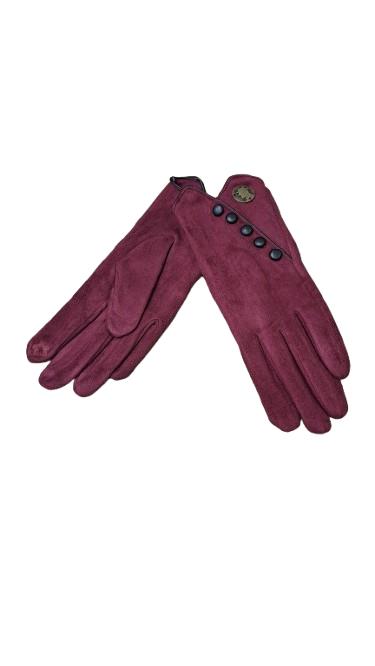 Guantes Lady burdeos