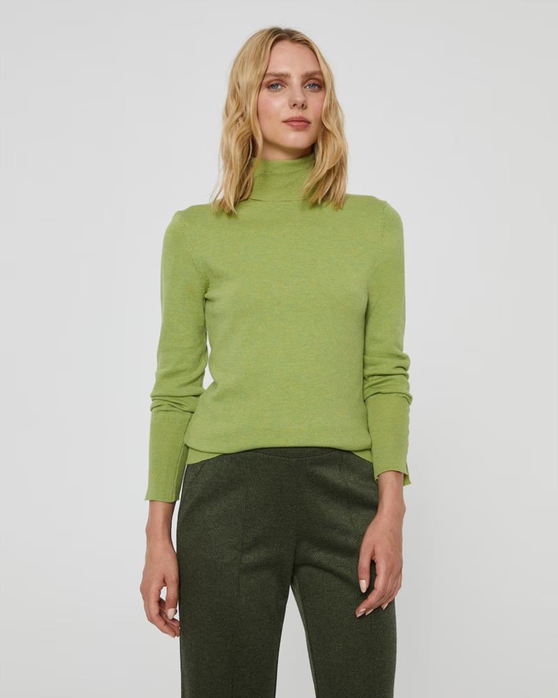 Jersey tricot cisne verde