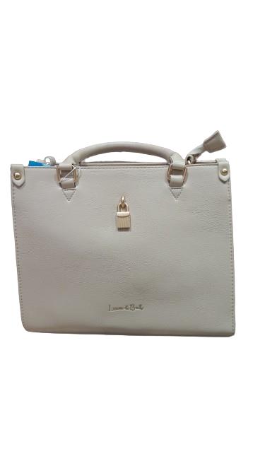 Bolso Candado beige